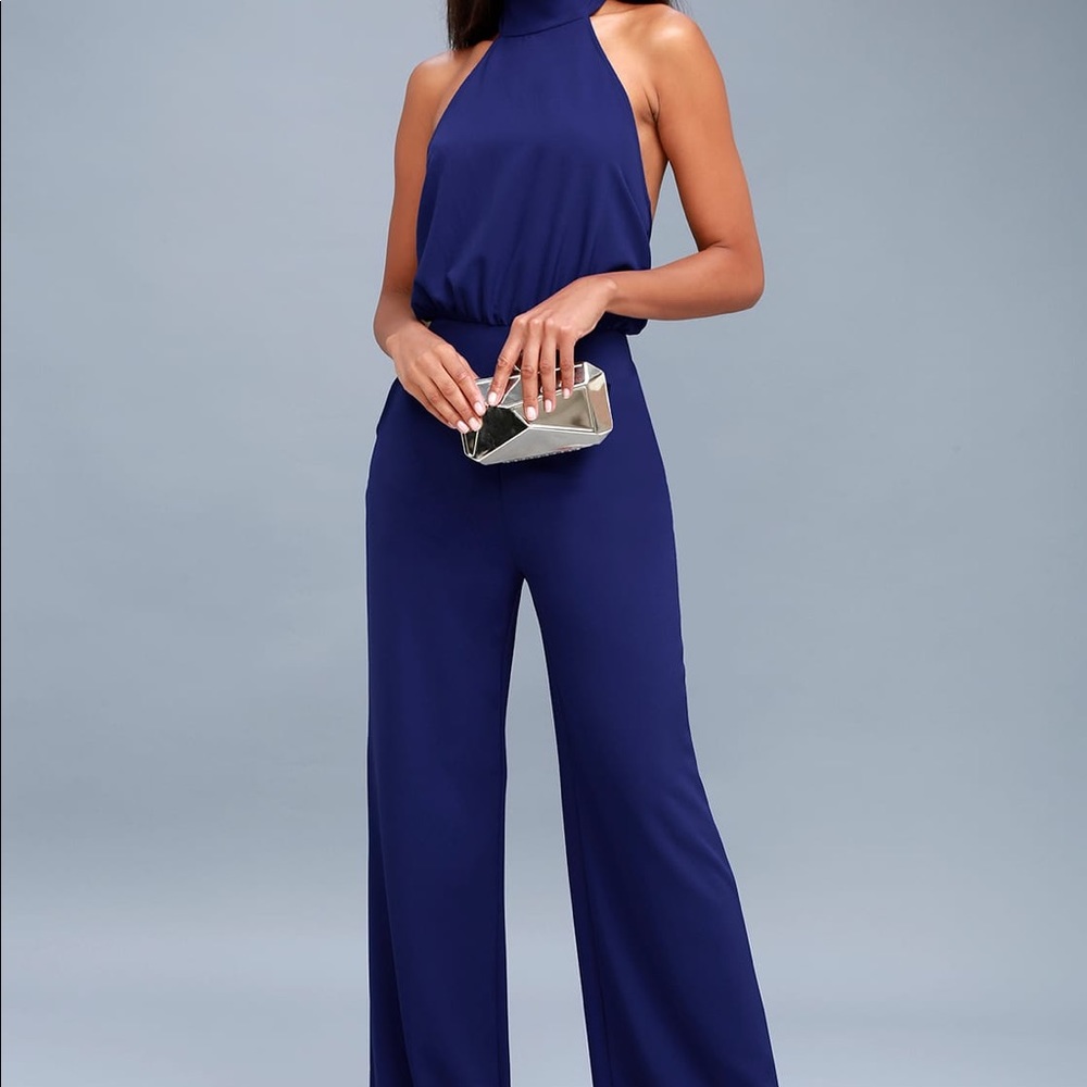 Lulu’s The Moment of Your Life Halter Jumpsuit